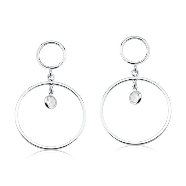 BRINCO ARGOLA COM PONTO DE LUZ